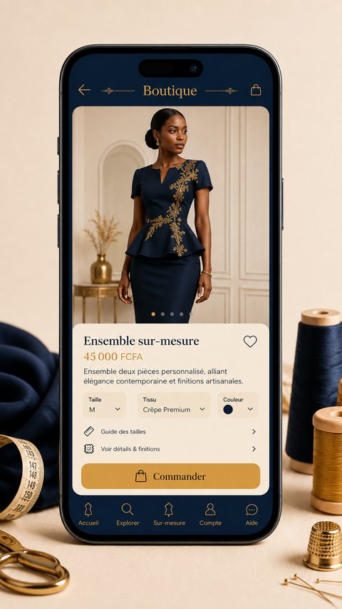 Illustration de la future boutique en ligne KOUTIVO